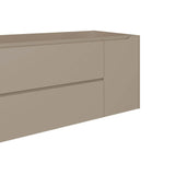 DAX Cenit Single Vanity Cabinet with 2 Drawers 1 Door 48 Inches Matt Moka B2702P227048