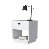 Myrtle 2 Drawers Nightstand, Bedside Table with Metal Handles B128P148759