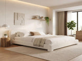 Cozy White Bouce Upholstered Bed - A Dreamy Addition to Your Bedroom, QUEEN N769P241260K