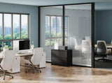 2 Drawer Lateral File Cabinet with Lock Heavy-Duty Metal Filing Cabinet for Home Office, 70120423
