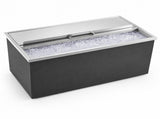 Drop-In Ice Chest, Stainless Steel Ice Storage Box with Sliding Lid and Drain Hose, Ice Bin for 50601317