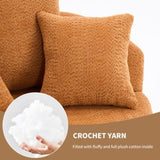 LY-031OR SWIVEL COMPRESSION CHAIR Single-seat compression chair, Crochet yarn material, Full Sponge W2231P261424