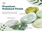38lbs cyan River Rocks, 2-3 inch Polished Pebbles for Plants, Vase Filler, Aquarium, Landscaping, 88565484