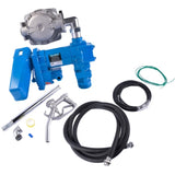 ZNTS 12V 20GPM Portable Fuel Transfer Pump Gasoline + Oil Meter for Gas Diesel Blue 39279177