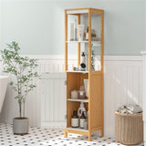 Vertical bathroom cabinet, bathroom storage rack 17858705