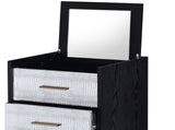 Myles Black, Silver & Gold Finish Jewelry Armoire B2726P279129