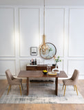 4 - Light Metal Chandelier, Hanging Light Fixture with Adjustable Chain for Kitchen Dining Room W2078138917