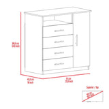 Montauk 5-Shelf Wall Mounted Shoe Cabinet with Mirror Door White B06280561