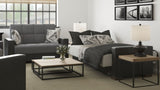 PrimeNest NimbusFlow Upholstered Convertible Sofabed with Storage, Grey/Black-PU Polyester B030P286521