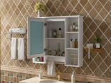3-in-1 Bathroom Mirror Cabinet, 41-inch Wall Mounted Medicine Cabinet with Adjustable Shelf & Soft N710P358613K