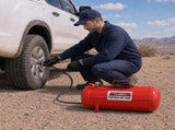 Portable 13 Gallon Air Tank, Lightweight Durable Air Compressor Tank with Pressure Gauge, Safety W465P340416