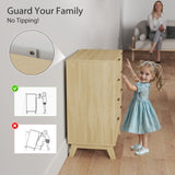 Wood Storage Chest of Drawers 05780746
