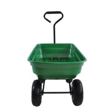 Folding car Poly Garden dump truck with steel frame, 10 inches. Pneumatic tire, 300 pound capacity, W22752500