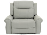 Manual Recliner 270&degSwivel Rocker Recliner Chair PU Leather Recliner with Massage and Heating, N763P363558E