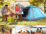 4-5 Person Pop-Up Camping Tent, Instant Setup Family Tent with 2 Mosquito Nets Windows, Portable for 55204653