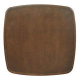 Modern Wooden Dining Table with Storage Shelf, Walnut Finish W3137P295363