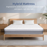 Full Size Mattress in a Box 14 Inch Memory Foam Hybrid Mattress with Pocketed Springs Medium Firm 97546844