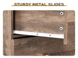 Gray particleboard with a textured melamine finish, 66*40*131cm, 52 drawer cabinet, matte gold 10531521