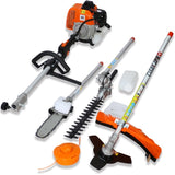 4 in 1 Multi-Functional Trimming Tool, 33CC 2-Cycle Garden Tool System with Gas Pole Saw, Hedge W46538844