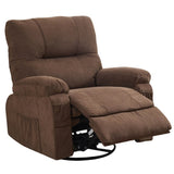 Recliner chair,360 degree rotating swing single sofa chair, equipped with soft cushion and backrest, W1521P265838