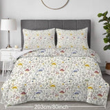 3 Pieces Mushroom Decoration Comforter Set Soft Bedding Set for Kids Down Alternative Full Size 30360995
