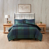 King/Cal King Faux Wool to Faux Fur Down Alternative Comforter Set B035100730