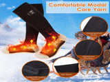 Electric Heated Socks for Men Women Battery Powered Heated Socks Rechargeable Feet Warmer with 4 06789524