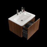 U046-Etna24W-305 Etna 24" Striped Walnut Bathroom Vanity with White Ceramic Sink, Wall Mounted W1865128395