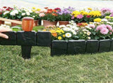 Plastic Lawn Edging, Interlocking Garden Landscape Border, 20Piece 16ft Flexible PP Garden Edging 43859441