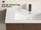 36inch Bathroom Vessel Sink, Ceramic Bathroom Vanity Sink Top with Overflow, with Overflow, No Drain W3402P324608