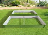6 x 3 x 1 ft Metal Garden Bed,Outdoor Planter Box Metal Patio Kit Planting Bed for W1350P189692
