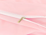 2-Pack White & Pink 3-Piece Bedding Set Solid duvet cover set includes one duvet cover and two 45121866