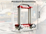7in Sheet Metal Roller, Metal Roofing Tool, Portable Sheet Metal Fabrication, 0-100&deg Bending 03321071
