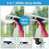 ZNTS 4 In 1 Cordless Window Vacuum Cleaner Rechargeable Glass Tile Mirror Cleaning Tool with Dual Water 75959779