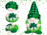 St Patricks Day Gnomes Decorations, 2 Pack Gnomes Plush Lucky Green Shamrock Home Table Decor 92777767