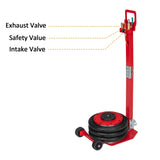 3T Square Handle Foldable Airbag Jack Red 69520061