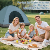 3-4 Person Camping Dome Tent Blue 24395777