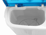 Compact Twin Tub with Built-in Drain Pump XPB46-RS4 15Lbs Semi-automatic Twin Tube Washing Machine 34059682