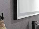 72 x6 Inch LED Bathroom Mirror with Aluminum Frame, Wall Mounted Vanity Mirror, Anti-Fog, Memory, W2287P279821