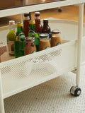Movable oval metal glass coffee table with storage W347P181709