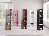 8-layer adjustable shelf ultra-thin bookshelf with a wavy border design, which is more aesthetically W487P339359