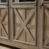 3 Doors Large Buffet Sideboard, Bar Wine for Entryway Living Room Buffet W2275P149113