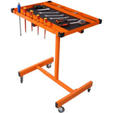 Adjustable Tear Down Work Table with Drawer for Garages, Repair Shops, and DIY, Portable, 2.5" W465P190256