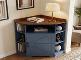 Corner Cabinet, Corner Storage Shelf with USB Ports and Outlets Industrial Organizer for Small Space W6018P577720
