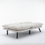 Cream Convertible Folding Modern sofa Bed W570124915