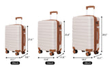luggage sets 3 piece,carry-on luggage with wheels,check in luggage,28/24/20 inch luggage,tsa W2880P208383