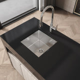 Kitchen Sink 18" x 18" Multifunctional Undermount Workstation Kitchen Sink S304 Stainless Steel T3177P286044