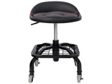 Rolling Padded Shop Seat with Wheels, Adjustable Height Mechanic Stool for Garage, Workshop, Home W465P327703