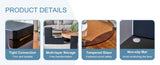 The detachable double-decker coffee table, the stylish is more precious, and the detachable W1151P184838