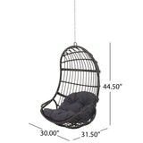 BERKSHIRE HANGING CHAIR WITH 8FT CHAIN 70843.00GDGRY